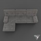 sofa ARS Scandy ottoman (art 00-29676)